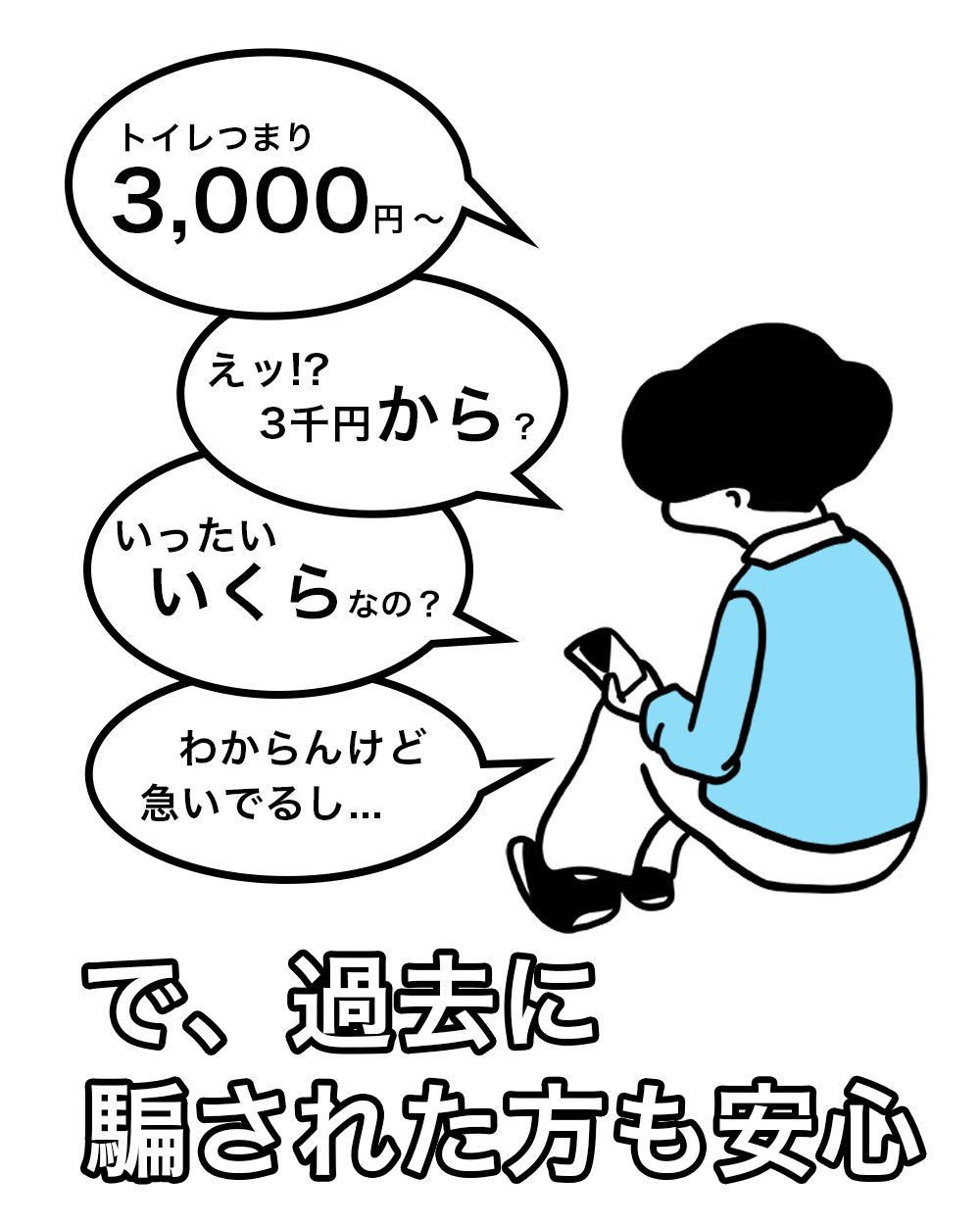 京都のトイレの流れが悪い症状修理専門業者