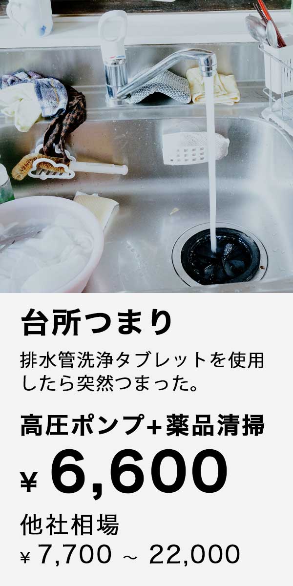 京都の水道業者キョウトスイスイは台所(キッチン)のつまりを低価格な料金で即日解消